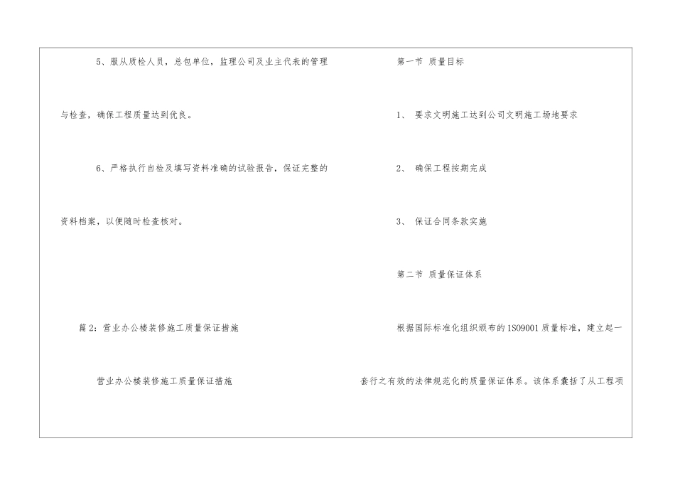 会所室内精装饰工程质量保证措施--_第2页
