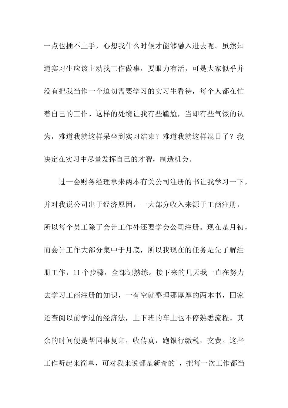 会计学院实习总结报告模板_第3页