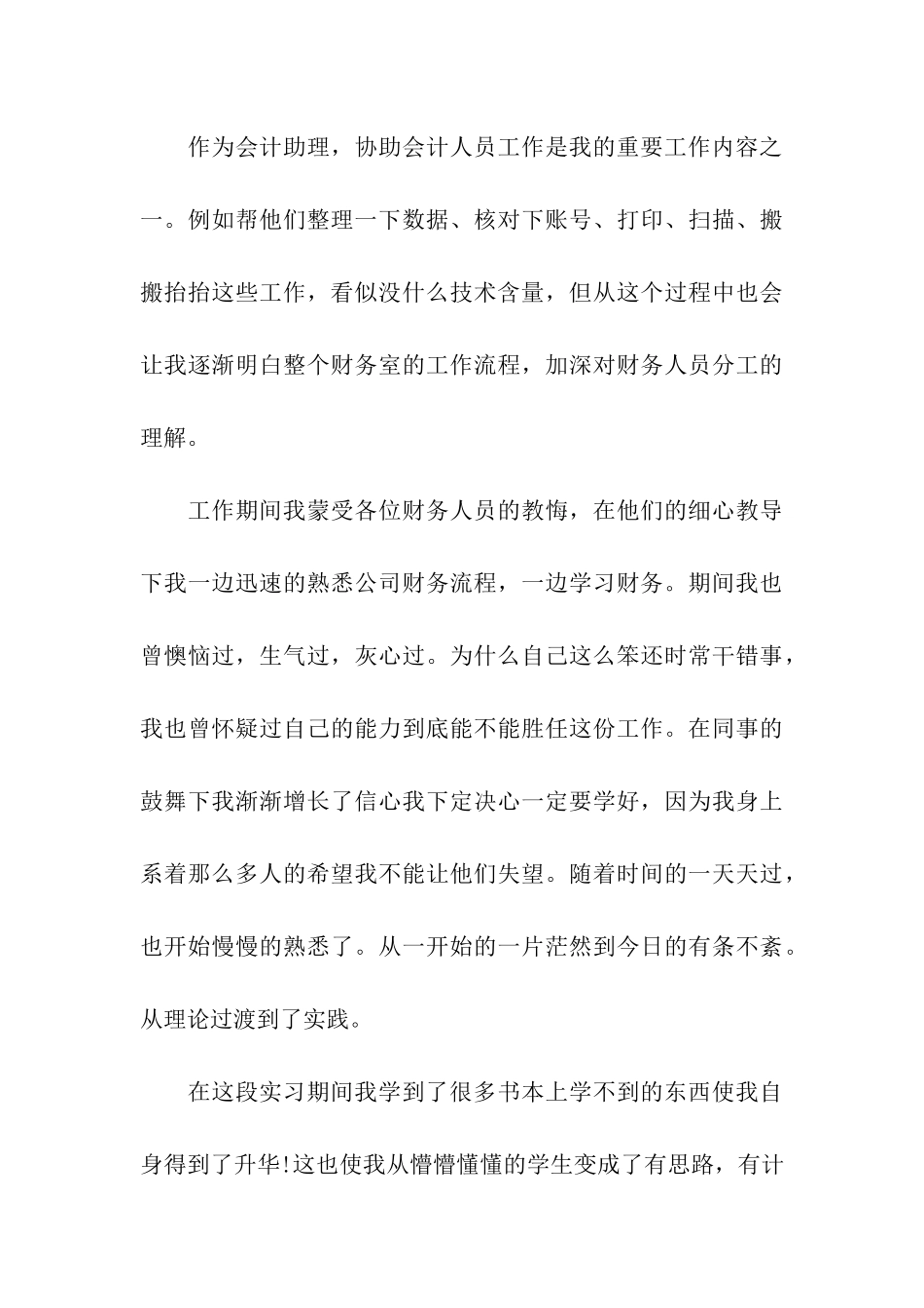 会计实习生自我总结_第3页