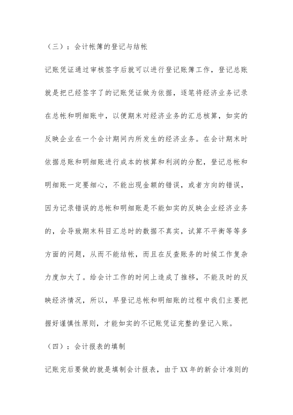 会计操作报告实习报告-_第3页