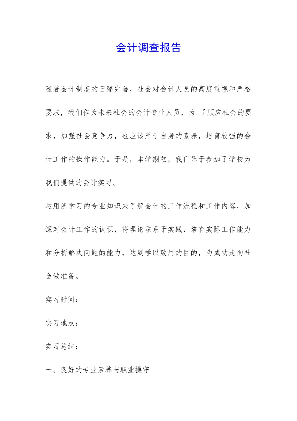 会计调查报告-_第1页