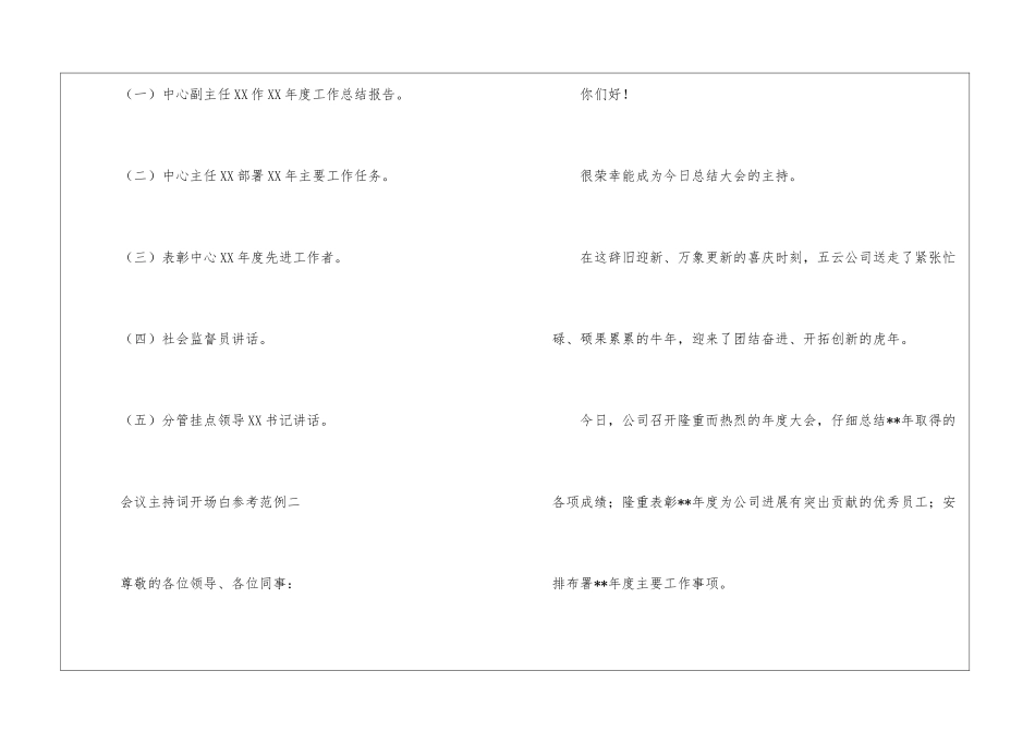 会议主持词开场白参考范例_第2页