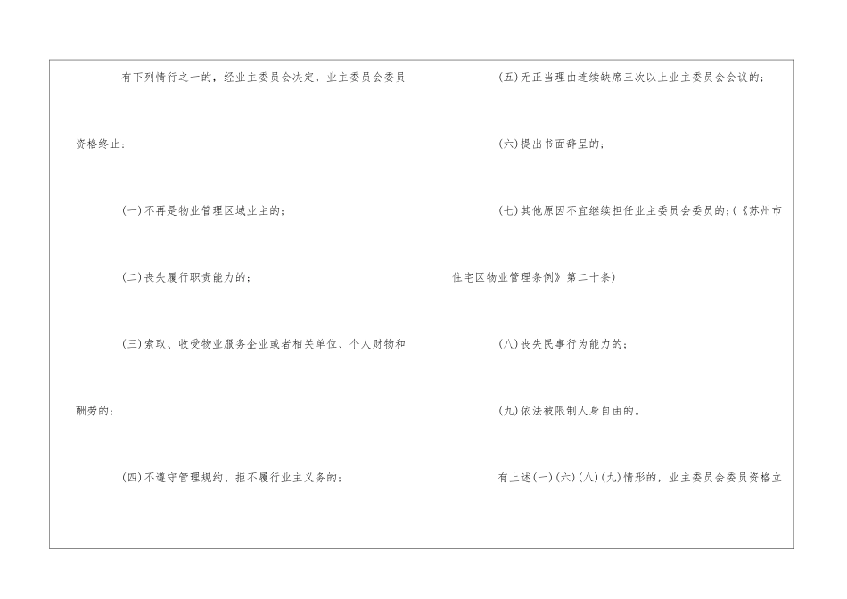 住宅区业主委员会及成员组织纪律--_第2页