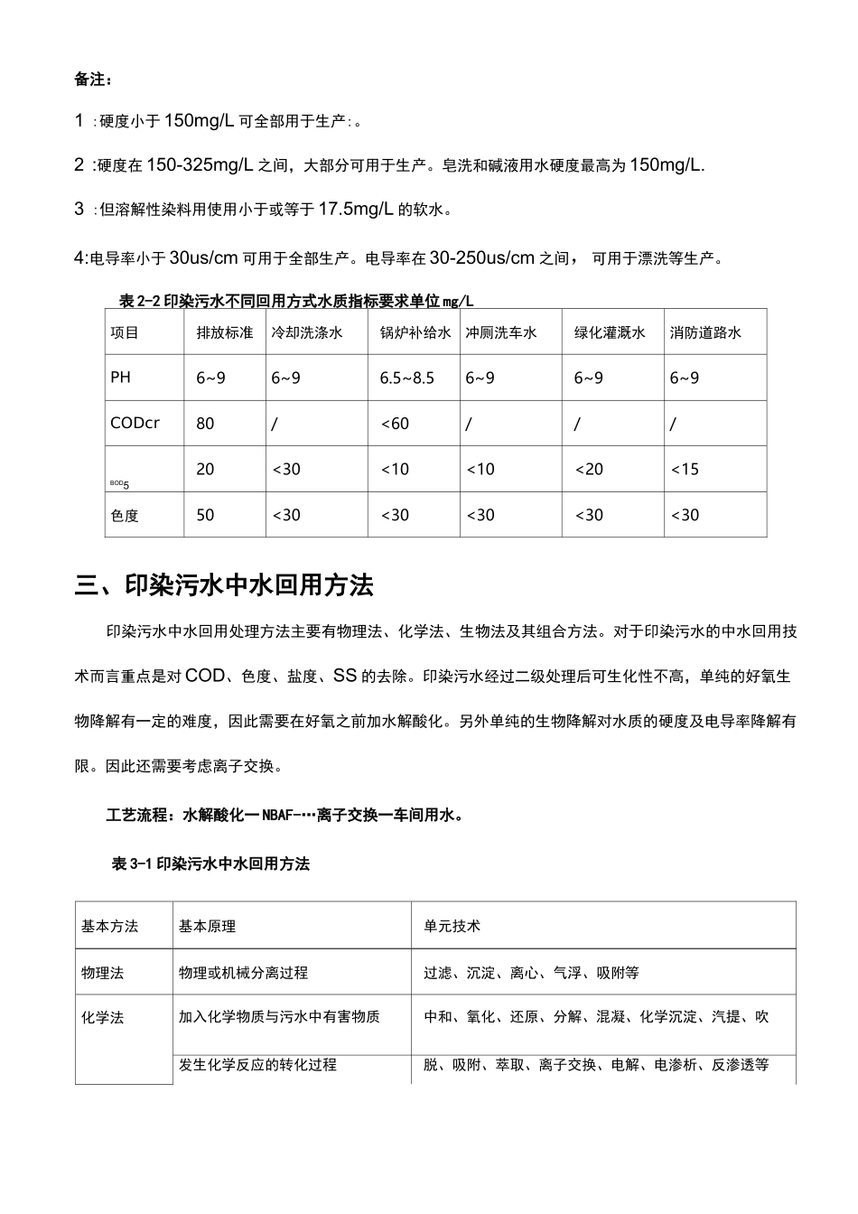 印染污水三级生化中水回用_第3页