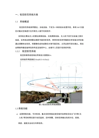 反无人飞机技术方案