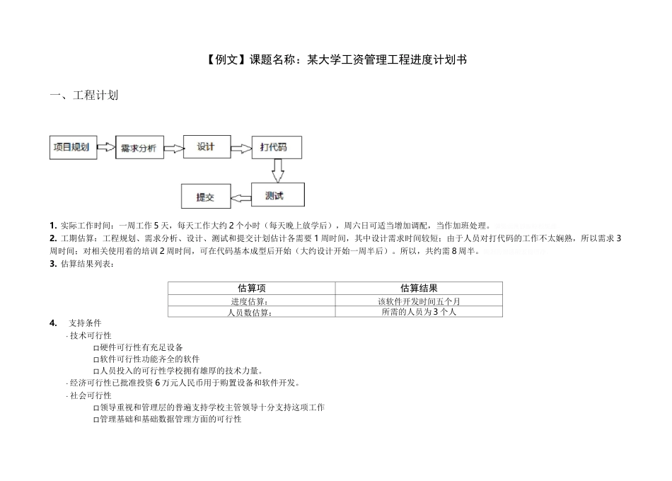 项目进度计划书_第2页