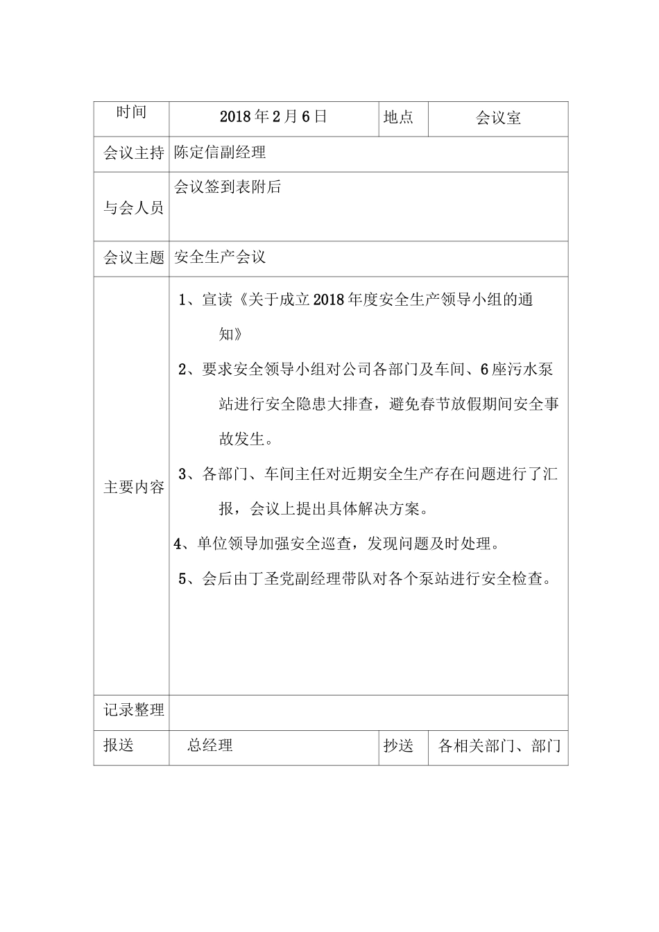 安全生产会议记录_第2页
