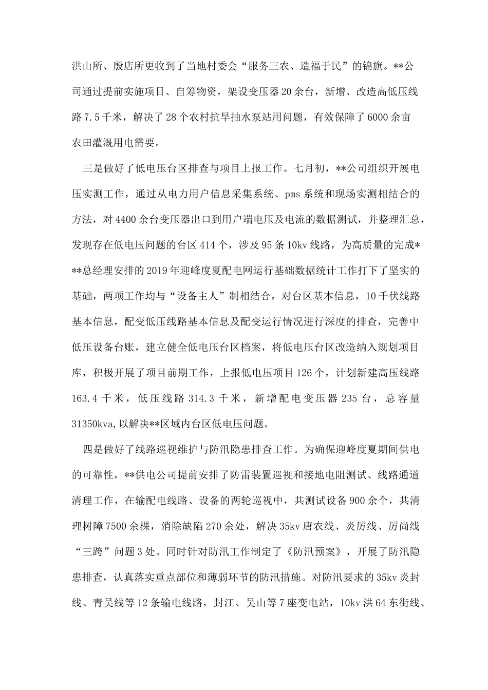 2021年迎峰度夏工作总结_第3页