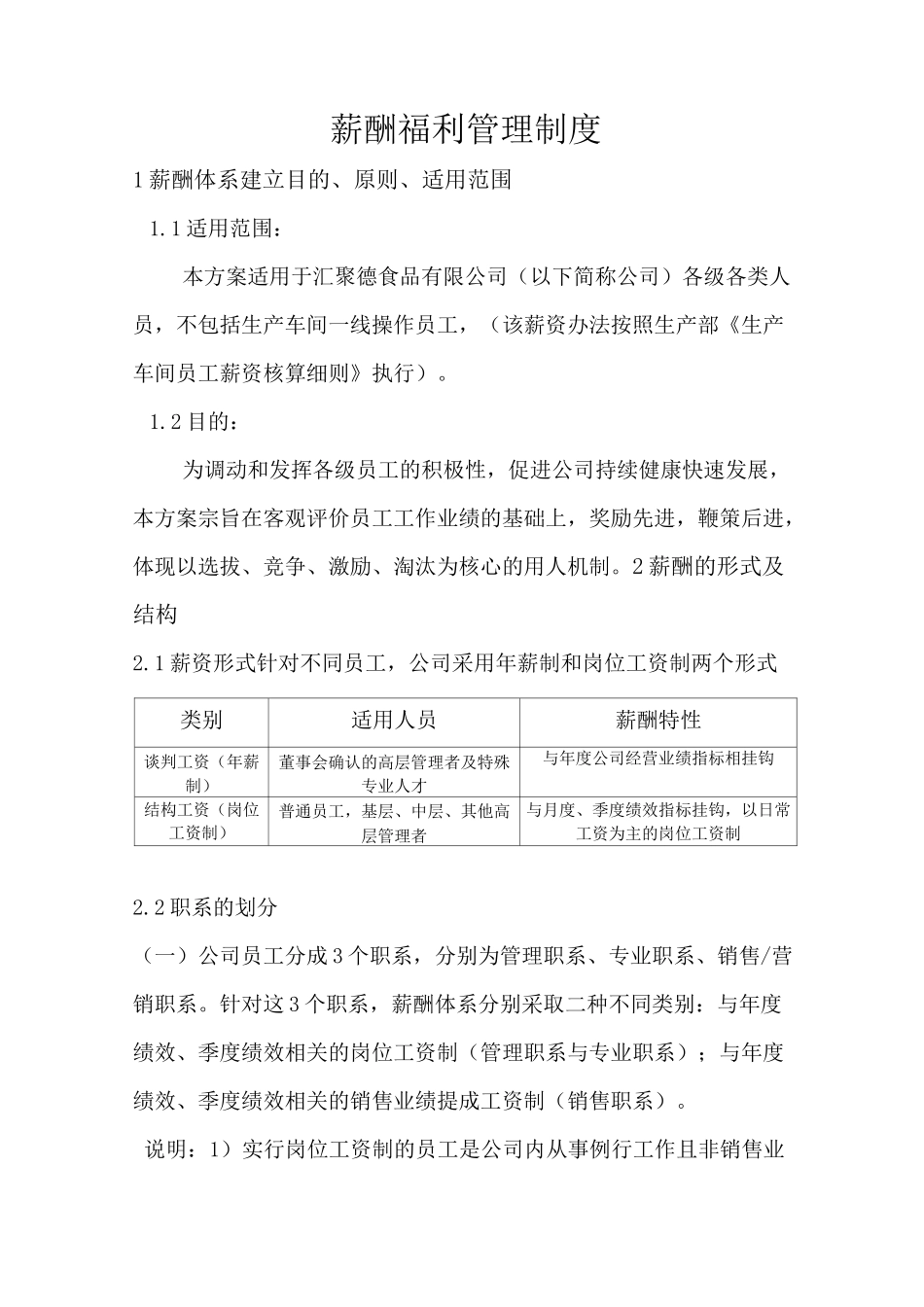 中小公司薪资方案_第1页