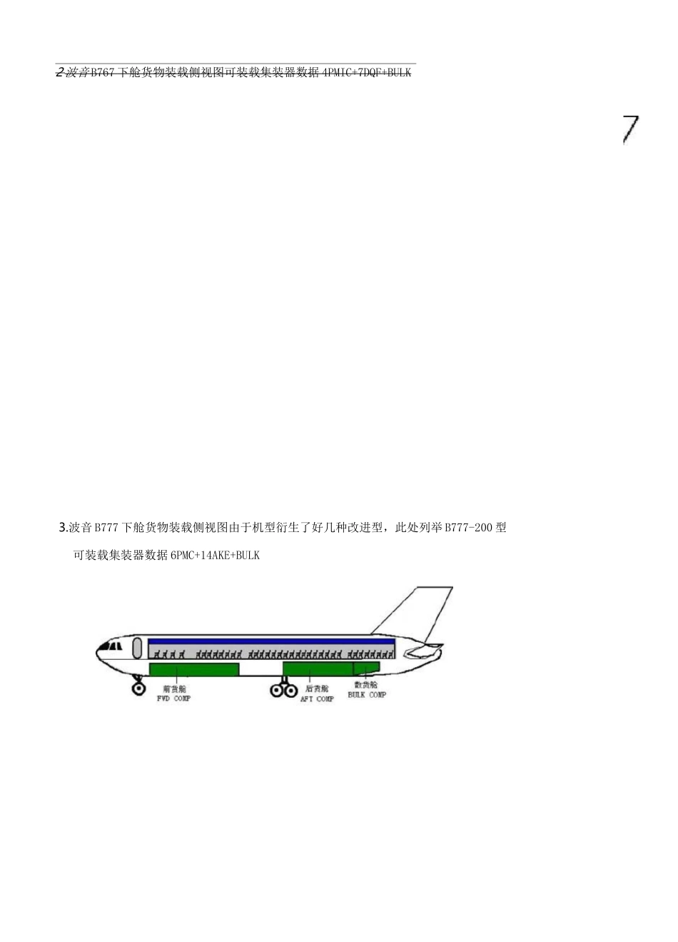 货运代理国际物流知识-空运篇-飞机机型及货舱容积大小_第3页