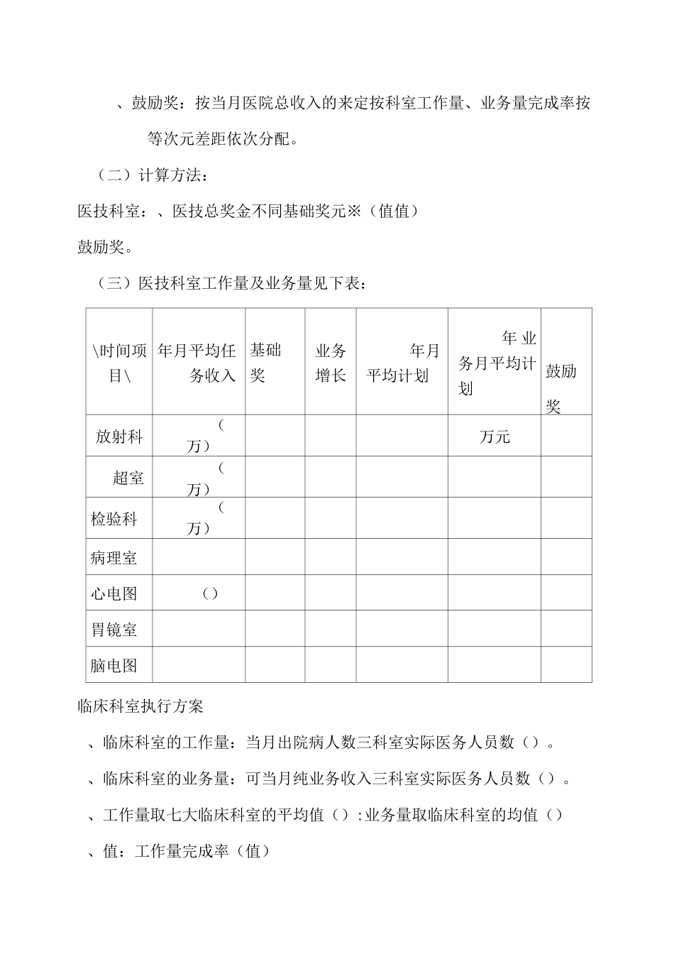 最新基层医院绩效薪酬分配方案_第3页