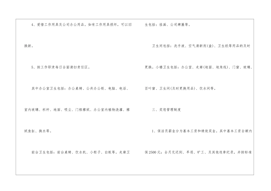 保洁员的管理制度6篇_第3页