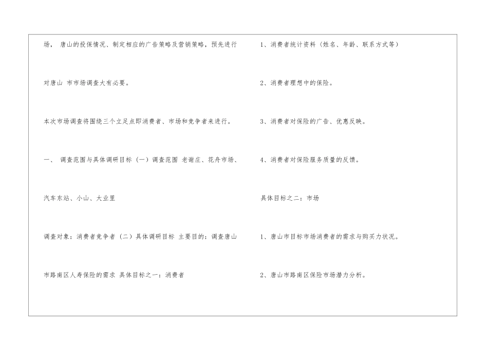保险公司市场调查报告_第2页