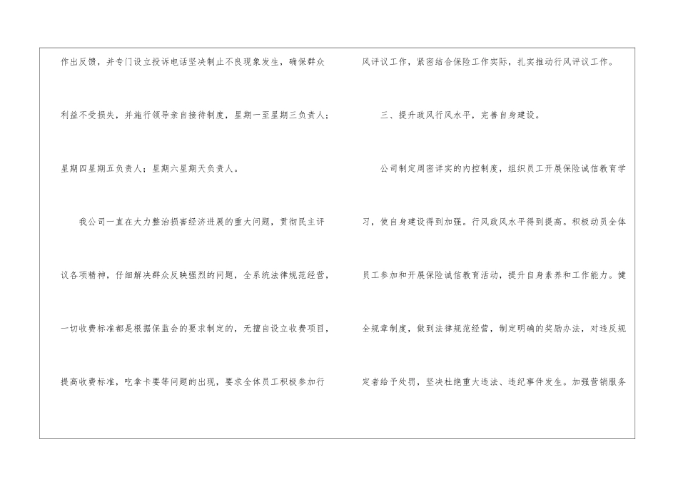 保险公司民主评议考评_第2页