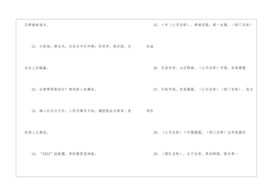 保险团队pk口号_第3页