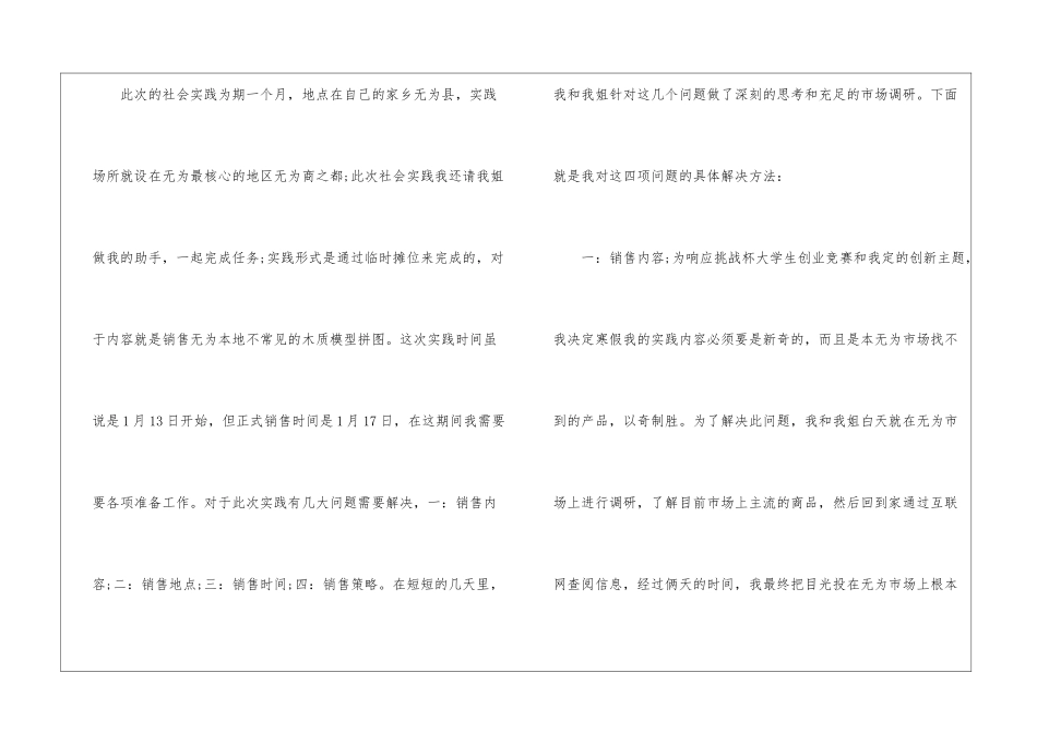 假期社会实践报告3000字_第2页