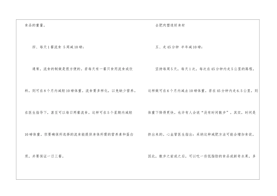 健康瘦身知识最新大全_第3页