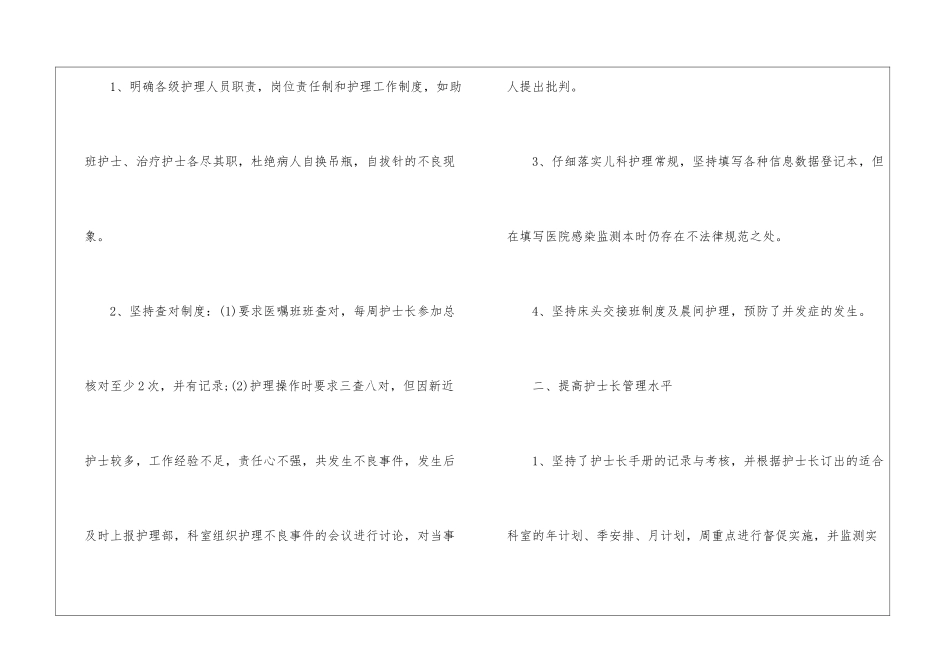 儿科护士年终工作总结体会经典10篇_第2页
