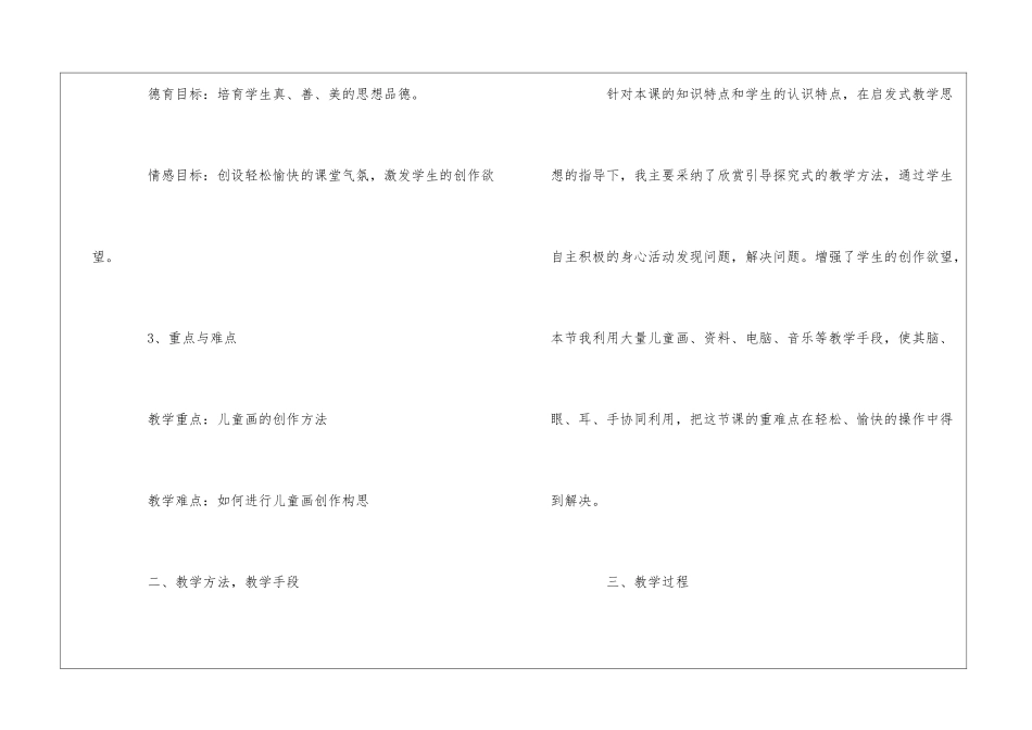 儿童画的创作教学设计_第2页