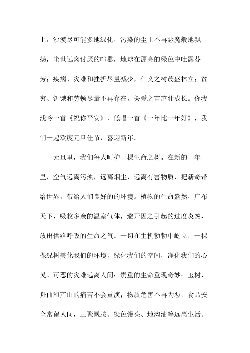 元旦畅想散文_第2页