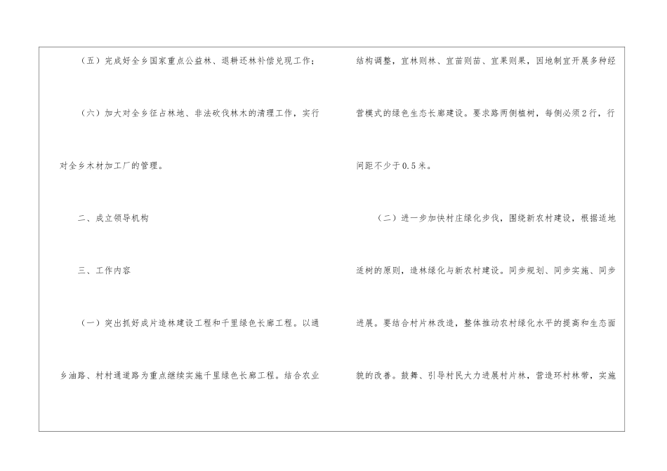 全乡2024年林业工作实施意见_第2页