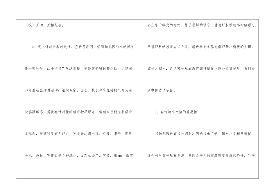 全国学前教育宣传月活动方案_第3页