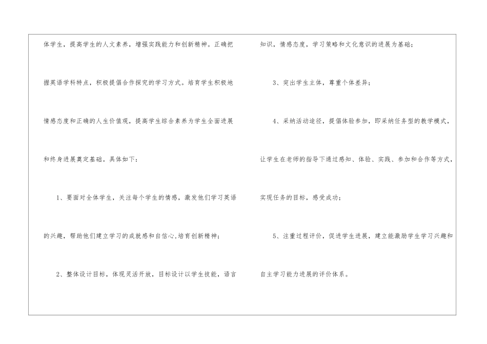 八年级下册英语教学工作计划(5篇)_第2页