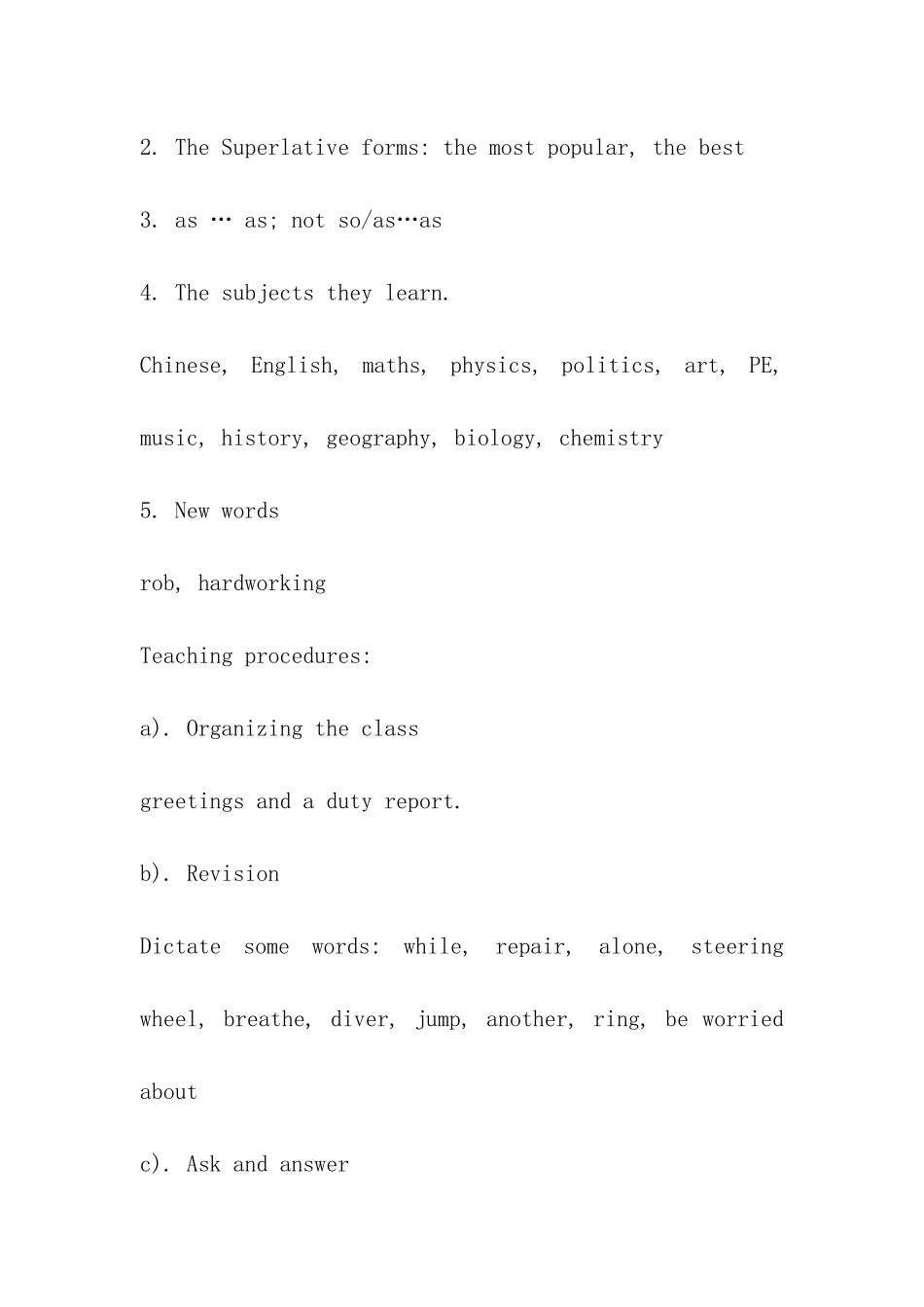 八年级年级下学期-Lesson-101教学设计_第2页