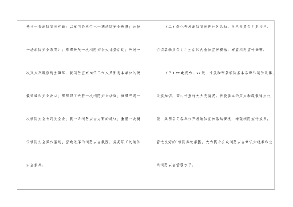 公司119消防安全宣传月活动策划方案_第3页