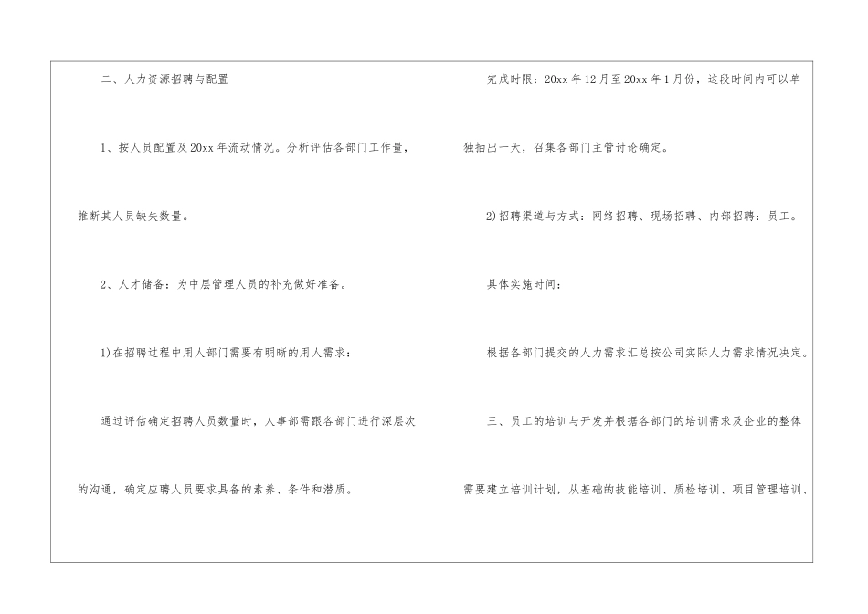 公司人事工作计划(汇编15篇)_第3页