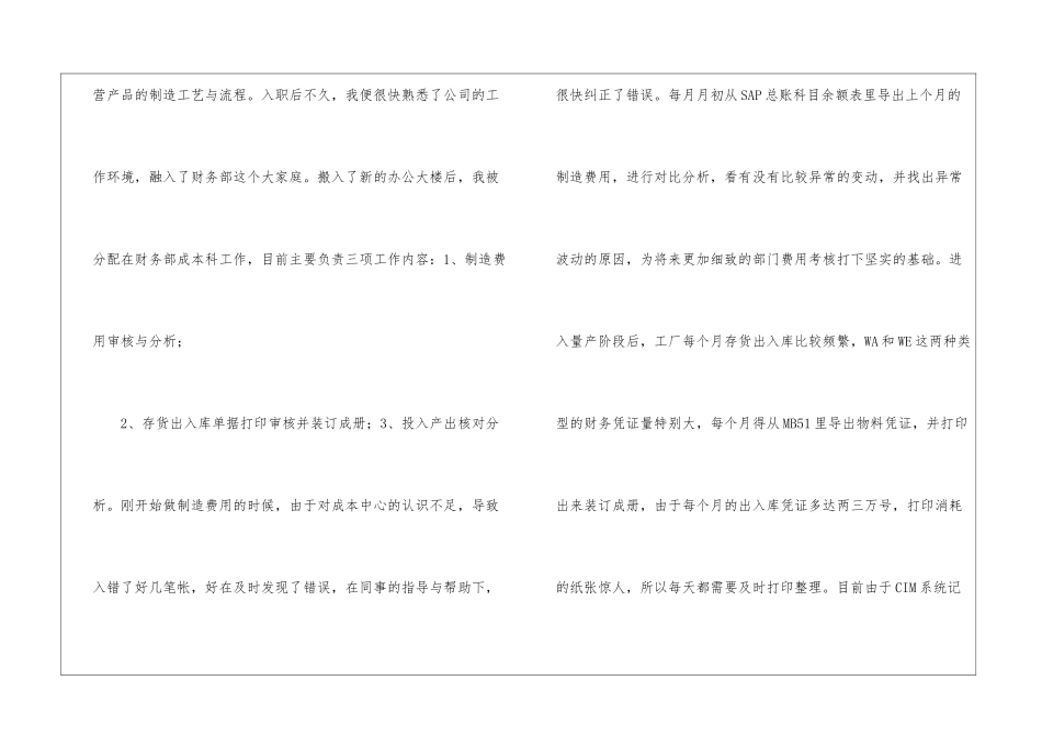 公司会计人员试用期工作总结_第2页