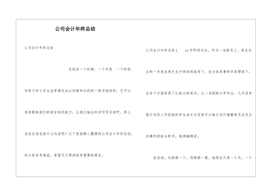 公司会计年终总结_第1页