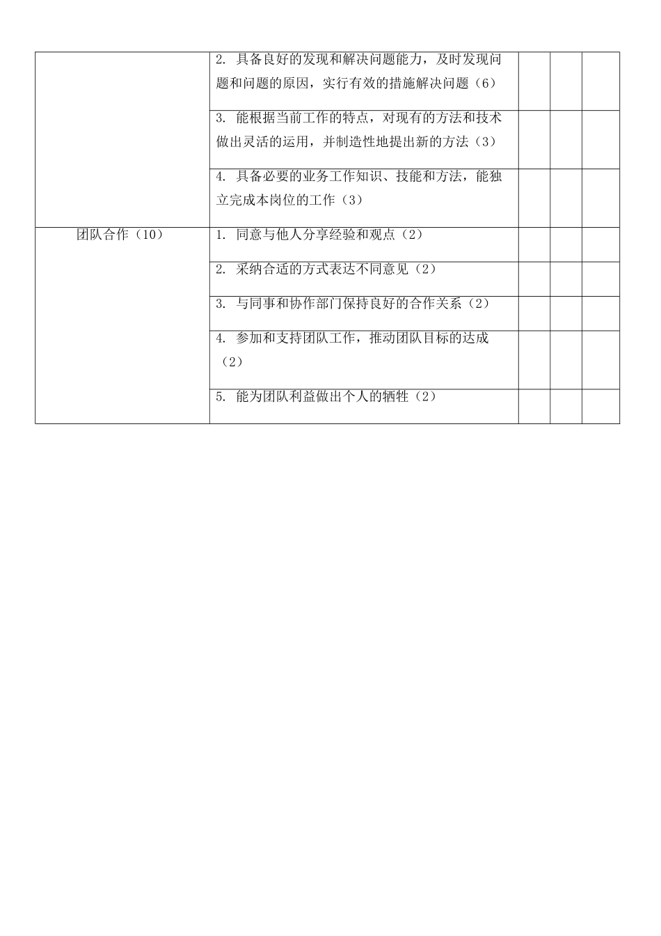 公司员工绩效考核表09_第3页