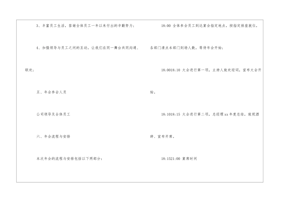 公司年会活动策划方案模板_第2页