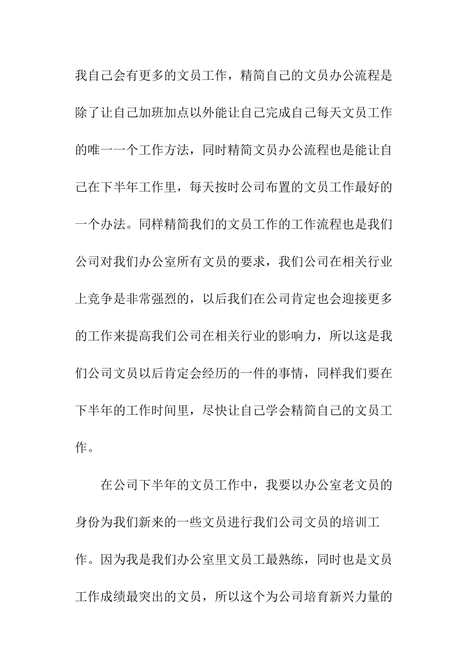 公司文员工作计划_第2页