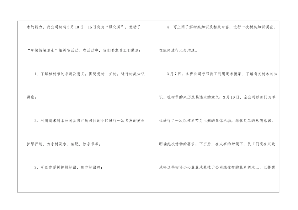 公司植树节活动总结8篇_第3页