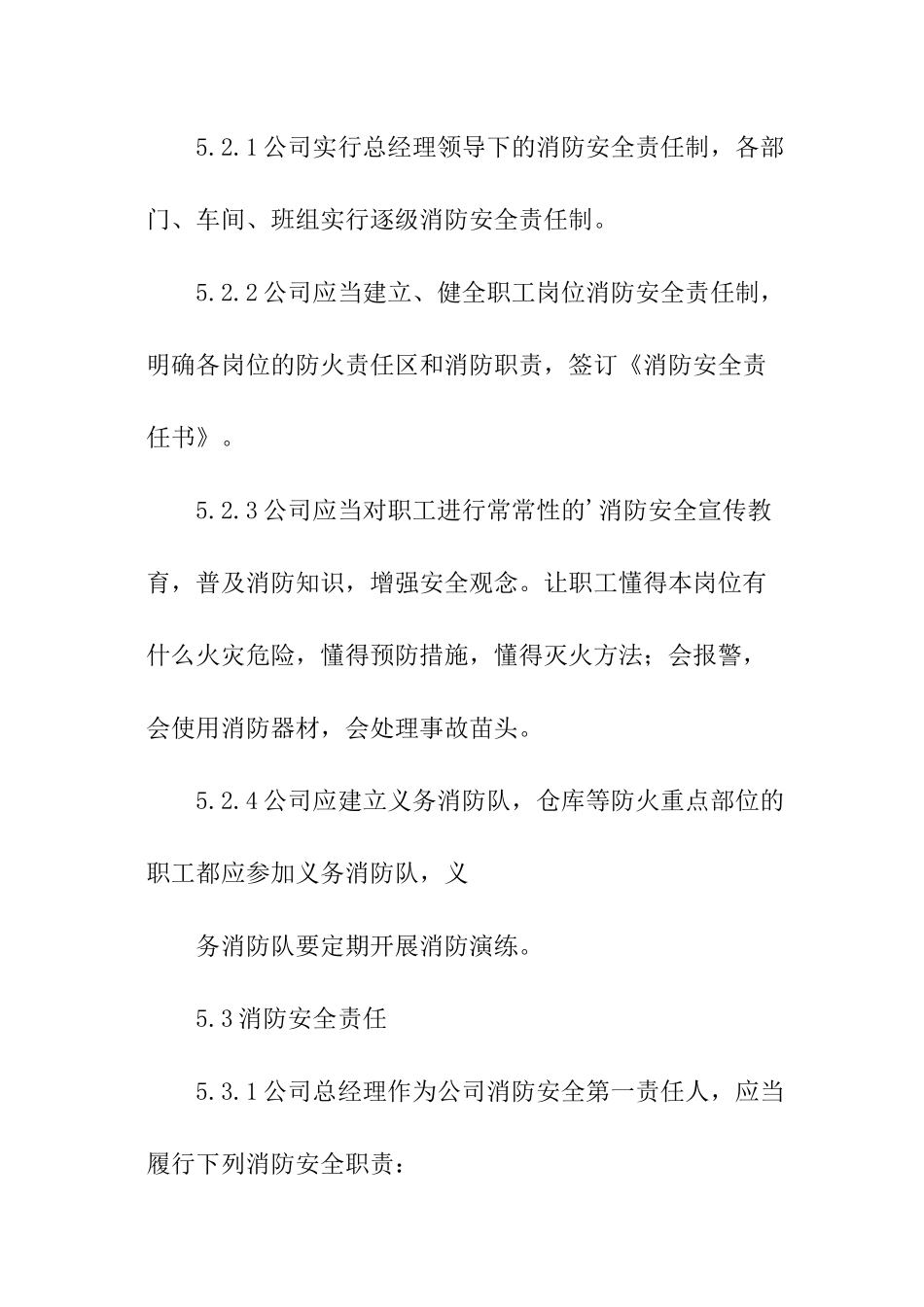 公司消防安全监督管理制度_第3页