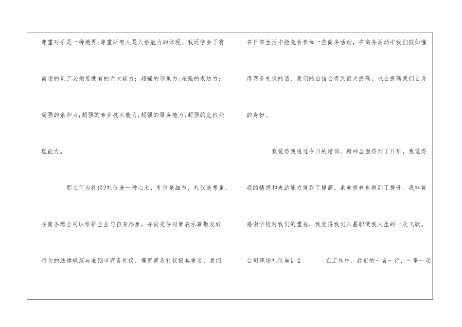 公司职场礼仪培训_第2页