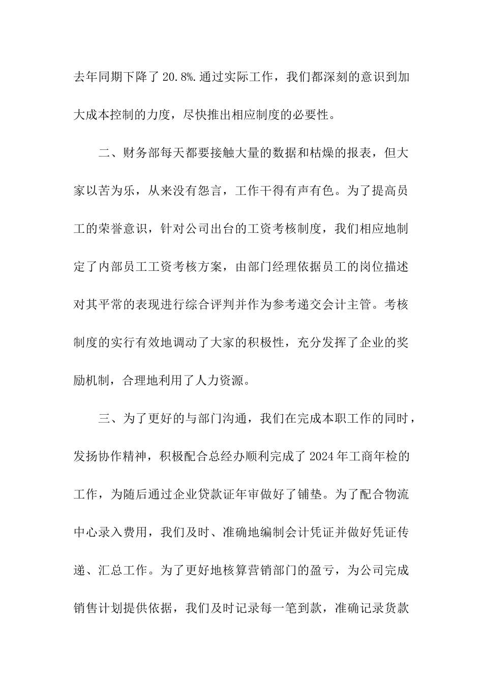 公司财务总监年终工作总结_第2页