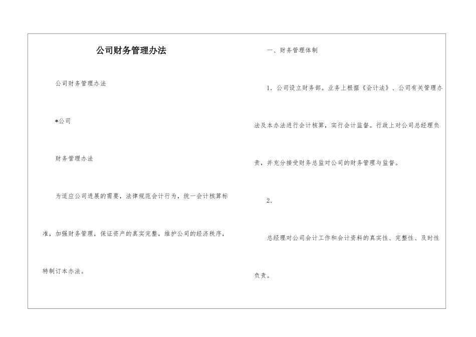公司财务管理办法--_第1页