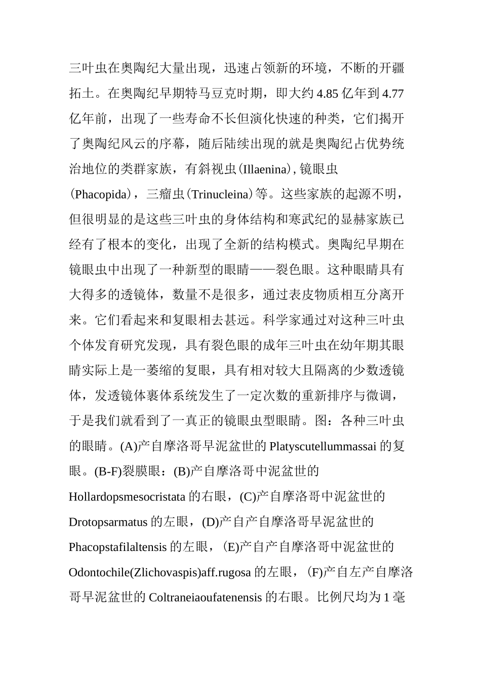三叶虫的兴衰史_第3页