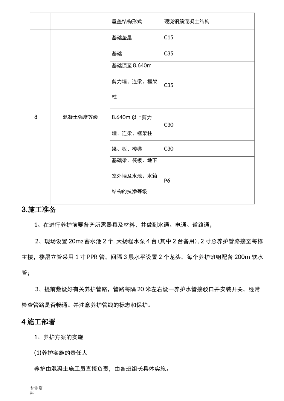 混凝土养护施工方案(修)_第3页