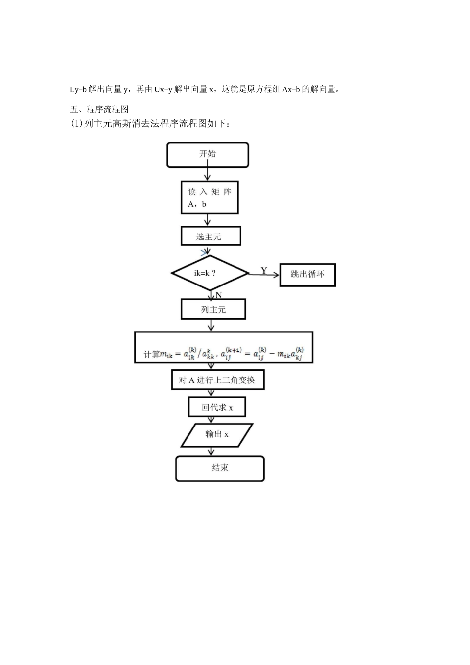 解线性方程组列主元素高斯消去法和LU分解法_第2页