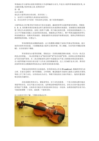零基础自学小提琴自创,讲解