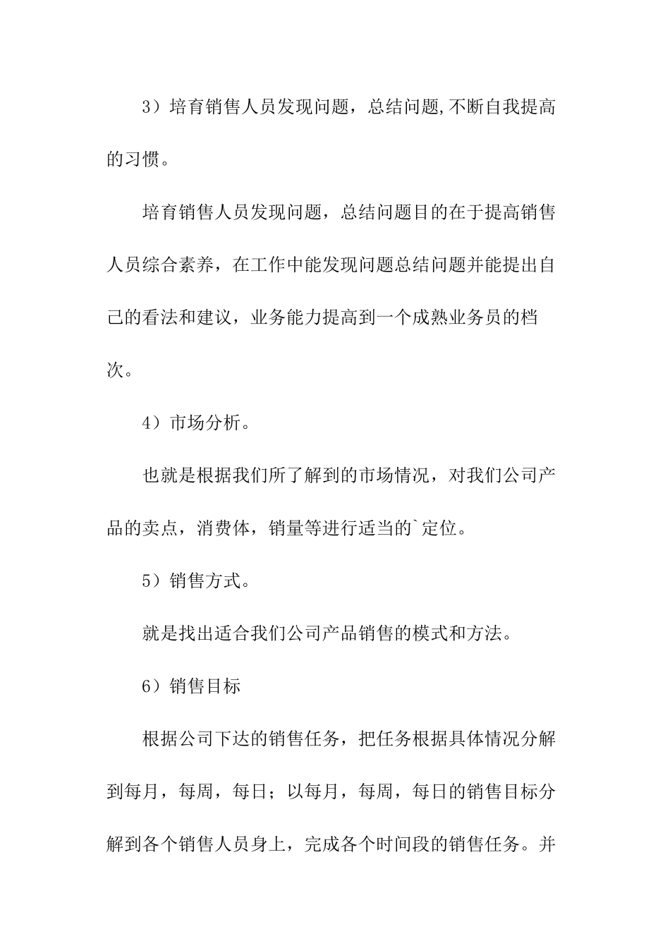 公司销售工作计划怎么写_第2页
