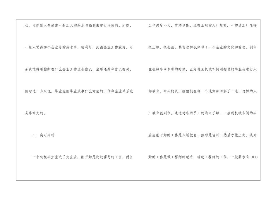 关于下车间实习报告模板集合六篇_第2页