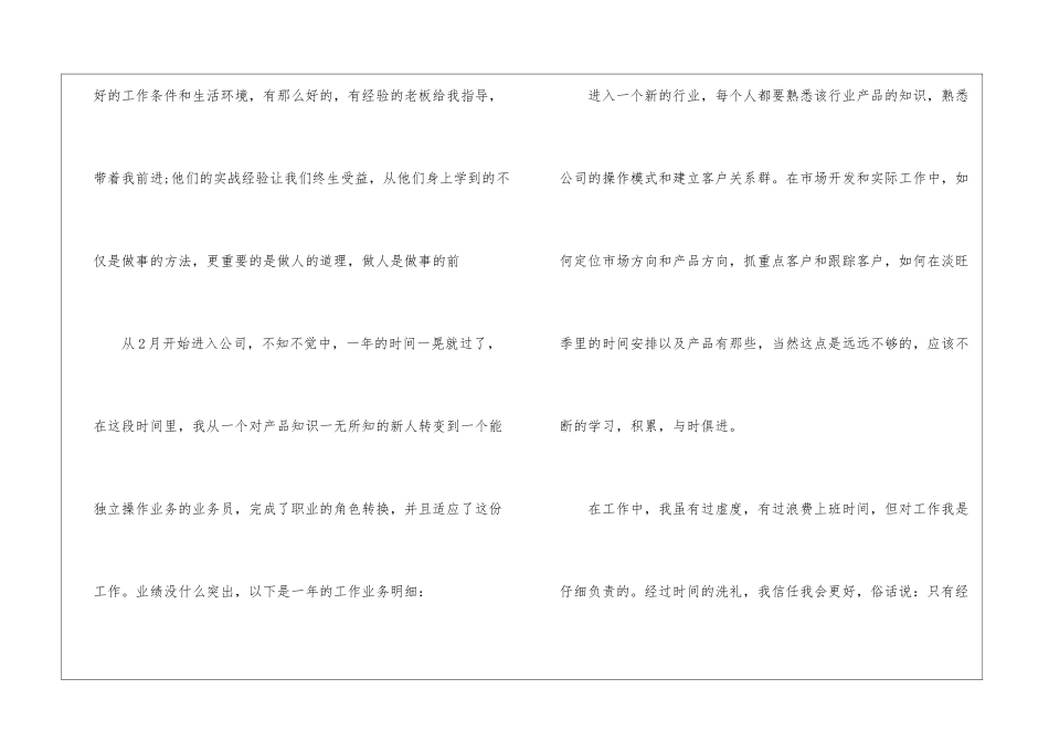关于业务员年终工作总结锦集6篇_第2页