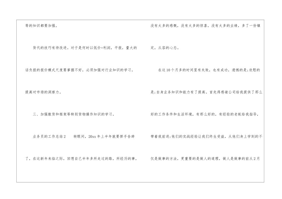 关于业务员的工作总结_第3页