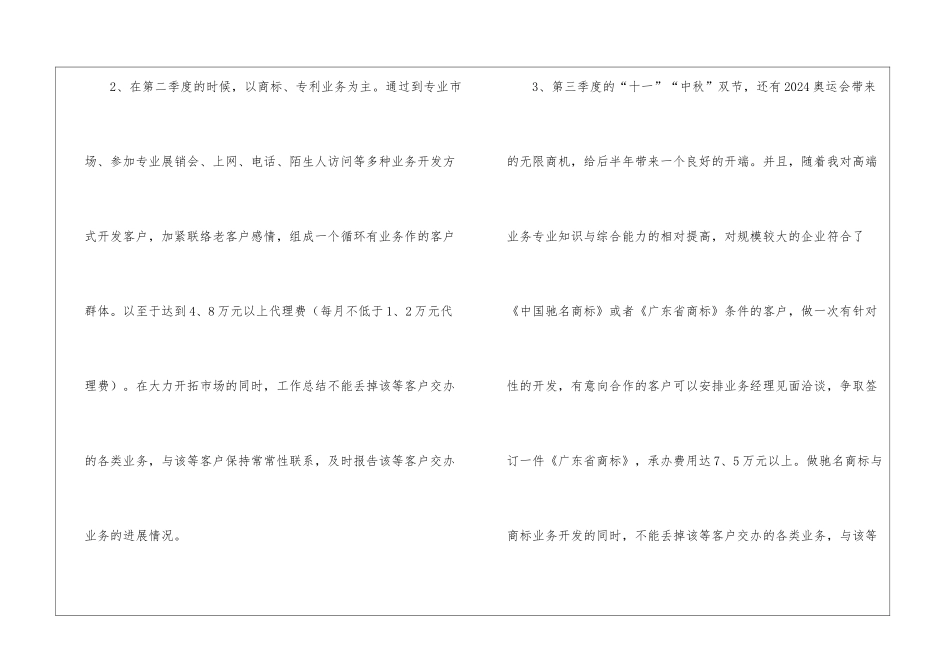 关于业务员的年终工作总结_第2页