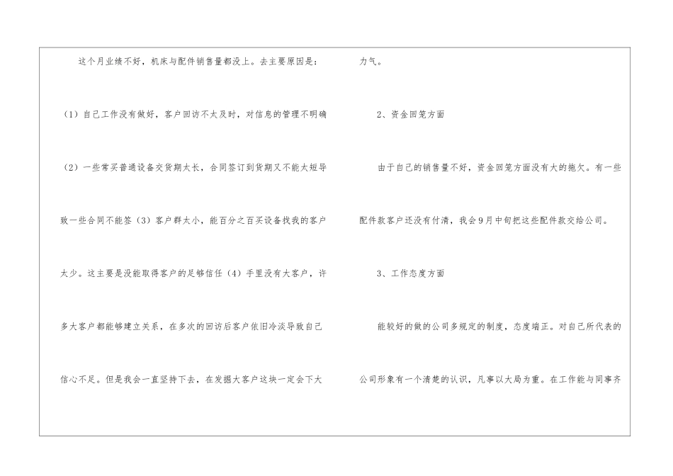 关于个人月工作总结集合9篇_第2页